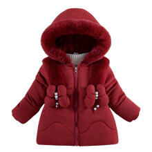 Manteau d'hiver pour fille, doudoune épaisse à capuche, parka en polaire, vêtements d'extérieur pour la neige