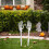 Εξωτερική διακόσμηση για το Halloween: Στηρίγματα σκελετού με βραχίονα κρανίου, 2