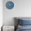 14 Inch Silent Wall Clock in Cement Grey 4