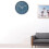 14 Inch Silent Wall Clock in Cement Grey 2