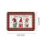 Kerstdeurmat 16x24 inch Polyester Binnen/Buiten 3