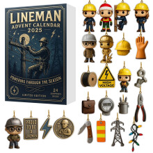 Adventskalender med 24 samlarfigurer