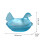 Chicken-Shaped Glass Bowl with Lid, 1pc 2