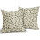 Conjunto de 2 capas de almofada vintage com estampa floral, 45x45cm (18x18 polegadas). 2