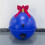 Aufblasbare Weihnachtskugel (60 cm) mit Glöckchen und Schleife 4
