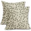 Conjunto de 2 capas de almofada vintage com estampa floral, 45x45cm (18x18 polegadas). 1
