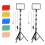 Κιτ 2 φώτων βίντεο USB LED, δίχρωμο, φωτεινότητα 10 επιπέδων, βάσεις και φίλτρα — 2