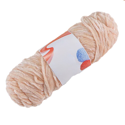 Chenille Gold Velvet Yarn 120m 1 Pc 1