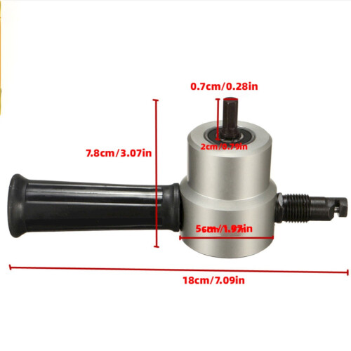 Double-Head Metal Nibbler Drill Attachment 2