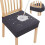 Huse de scaune de masă impermeabile, elastice, din jacquard (4) 1
