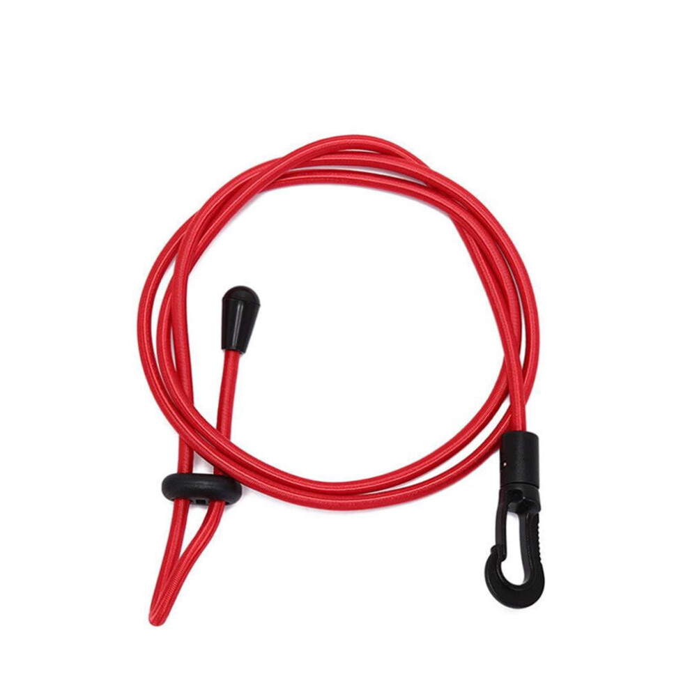Kayak Paddle Leash Elastic Bungee Cord With Hook Blue/Red/Yellow 9401284010821