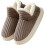 Pantufas quentinhas e macias com forro de lã e palmilhas de espuma viscoelástica, para uso interno e externo. 1