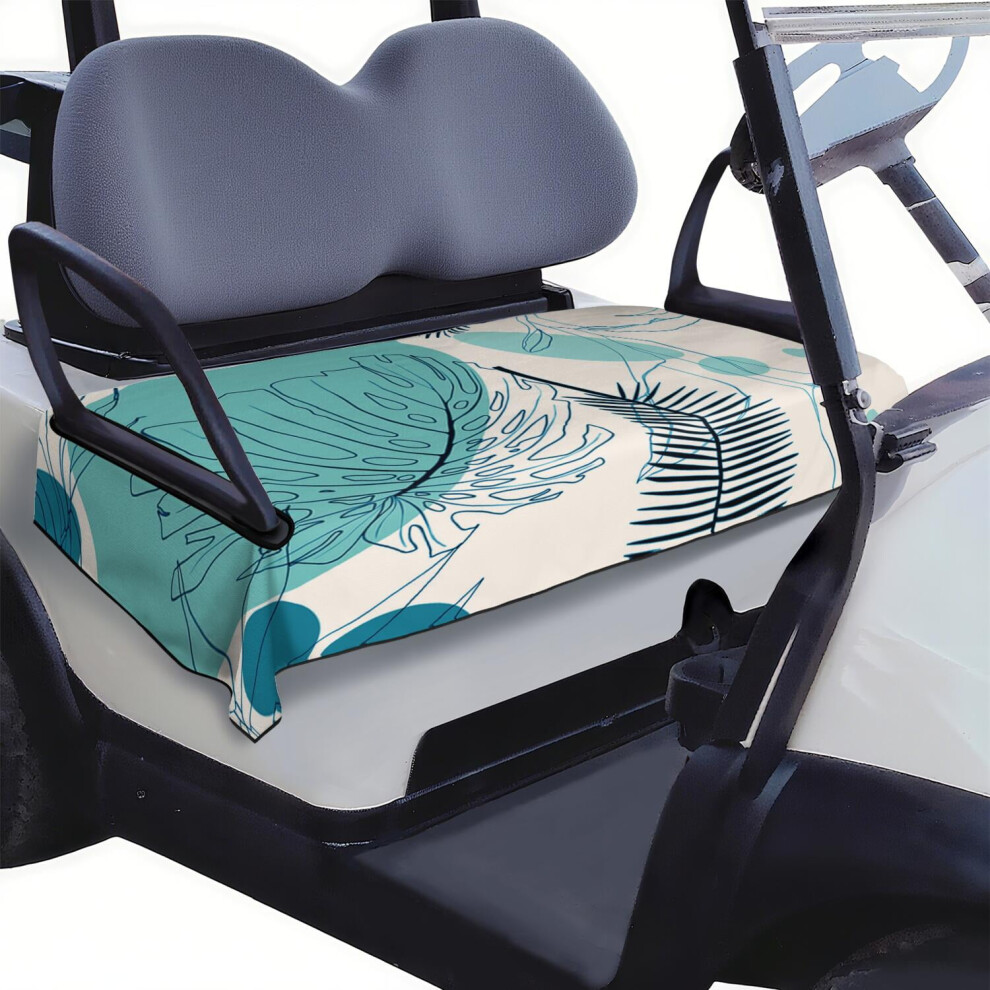 51" X 31" Microfiber Towel Golf Cart Seat Cover, Compatible With Ezgo Txt & Rxv, Club Car Ds & Precedent, Yamaha Drive Models 9357860796330