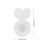 OUNONA 20pcs Pierced Replacement Backs Silicone Earring Back Safely Locking Earring Backs Ears Studs 2