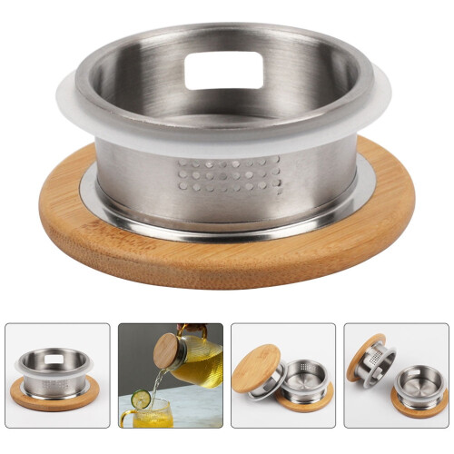 Stainless Steel Tea Strainer Lid for Pitcher