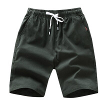 Heren sportshorts, ademende katoenen gym- en hardloopshorts, cargo- en wandelshorts, legergroen XXL, geschikt voor de sportschool en