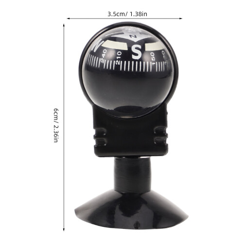 Homoyoyo Foldable Car Compass with Base, Multi-Color Plastic Navigation Tool for Accurate Direction 1