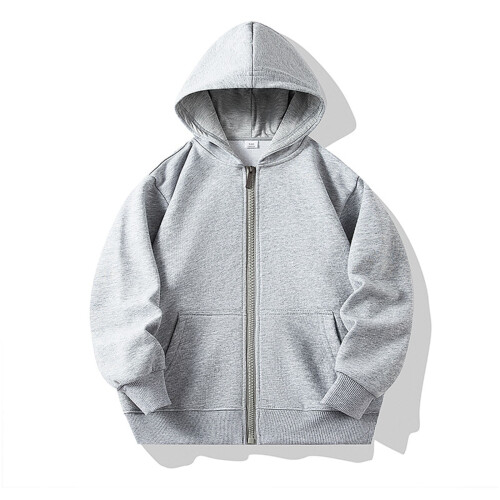 Παιδικό Φούτερ με Κουκούλα Unisex, Ελαφρύ, Casual Μπουφάν με Κορδόνι/Φερμουάρ, Τσέπες, 1