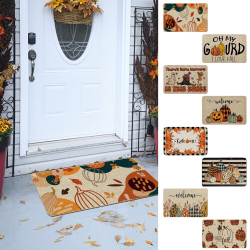 Halloween Pumpkin Kitchen Rug 40 x 60 cm 2