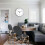 14 Inch Silent Wall Clock with Grey Dial and White Numbers 2