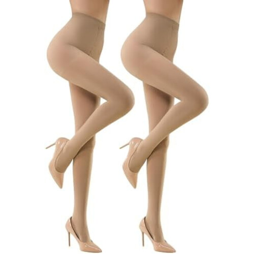 Damen-Strumpfhose, blickdicht, formend, 70 Denier, 2-6 Paar