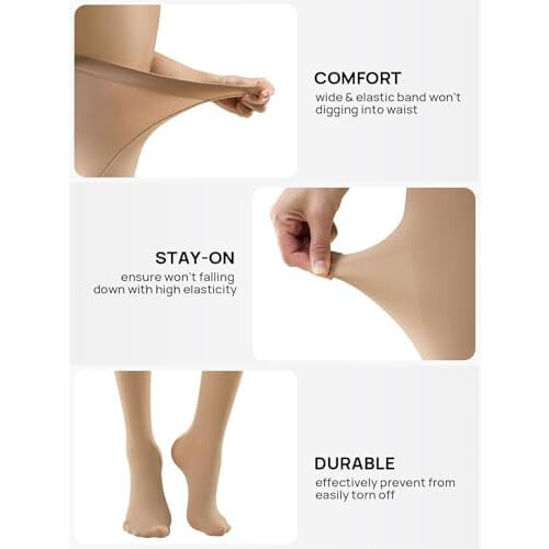 Damen-Strumpfhose, blickdicht, formend, 70 Denier, 2-6 Paar 1