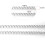 16. Aluminium Chunky Curb Chains Twisted Links Chain Bulk with Spool for 6