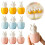 3-Pack Easter Bunny Egg Figurines, White Ceramic Rabbits on Eggs, Cute No-Evil Decor—Modern Spring & Easter Desk/Shelf Decor 3