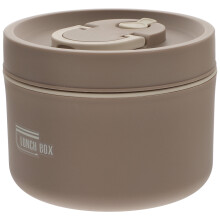 Bol à soupe isotherme réutilisable Tineasur avec couvercle, en acier inoxydable marron, boîte à bento