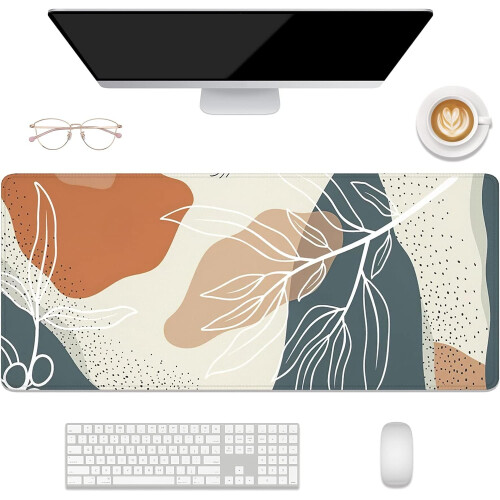 Μεγάλο Πατάκι Γραφείου 31,5"x11,8", XXL Gaming Mouse Pad, Σχεδιασμός Λουλουδιού της Ερήμου, 1