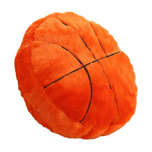 Měkký polštář ve tvaru basketbalového míče 35 cm – sportovní polštář, kompatibilní s fanoušky NBA