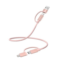 4-i-1 USB-C till USB-C-kabel (30 cm, 60 W), med USB-A-konverterare och stöd för iOS/USB-C; Kompatibel med Kindle Fire Max11, Paperwhite12, Samsung