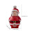 Ποτήρι καράφας ουίσκι Santa 300ml Χριστουγεννιάτικη διακόσμηση 3