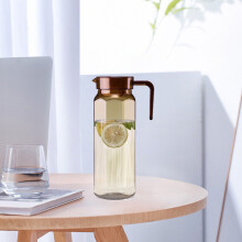 Pichet à eau en plastique avec couvercle et bec verseur, bouteille d'eau grande capacité, carafe à eau résistante à la chaleur et au froid avec