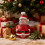 τεμάχια φωτάκια LED σε κορδόνι + καράφα ουίσκι Santa 300ml – δώρο για εορταστικό μπαρ, 6