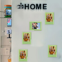 1 mini cadre photo magnétique portable en acrylique – Compatible avec les réfrigérateurs, la cuisine, le bureau, les chambres d'étudiant et