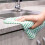 Checkered Dishcloth – Non-Shedding, Absorbent, 17x17cm 5