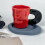 Conjunto de 2 porta-copos de silicone em formato de nuvem 5