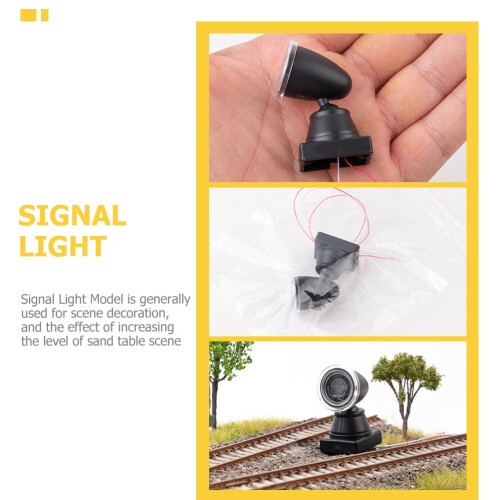 3 stk. mini LED-spotlight til modeljernbanesignaler og indendørs belysning 2