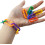 620 τεμάχια πλαστικοί κρίκοι αλυσίδας Rainbow C-Clips για κούνια πουλιών, παιχνίδι 3
