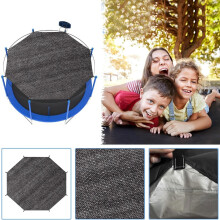 Adjustable Trampoline Sun Shade Cover (6-14ft) - UV Protection Top for Outdoor Playground Safety, Anti-Fade Weatherproof Accessory