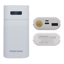 Puzdro na powerbanku HomeLife: Univerzálne, ohňovzdorné, nárazuvzdorné, LED svietidlo, bez možnosti zvárania, pre 2x18650/21700, nabíjačka