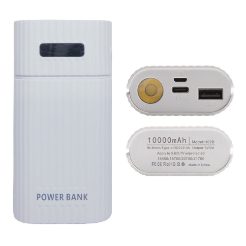Θήκη Power Bank HomeLife: Universal, πυράντοχη, ανθεκτική στους κραδασμούς, φακός LED, χωρίς