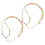Collana girocollo con 2 perline colorate per donna 7