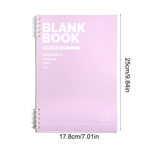 Macaronfarbenes B5-Notebook mit Softcover, 120 Seiten 2