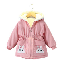 Zware 3-in-1 winterjas voor baby- en peutermeisjes en peuters, wind- en waterafstotende buitenkant, fleecevoering.
