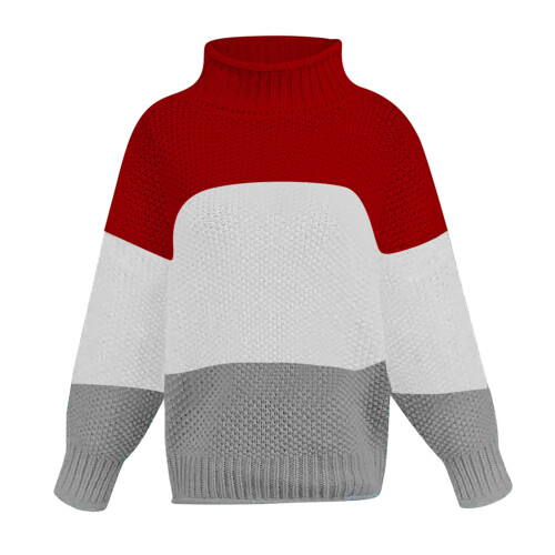 Hässliche Weihnachtspullover für Damen, schulterfreier Pullover, lässiger Strickpullover mit langen Ärmeln 2
