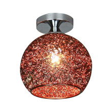 Rainbow Glass Semi-Flush Ceiling Light – Modern Hallway, Kitchen, Living Room, Bathroom Fixture (Bulb Not Included)