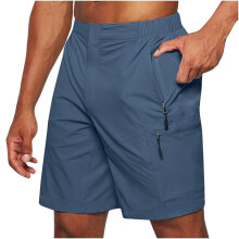 Pantalones cortos casuales para hombre, monos cortos, ropa de playa, bañador fino de verano con múltiples bolsillos, corte casual, pantalones