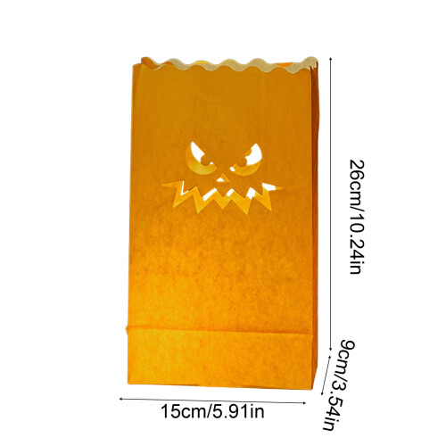 Halloween light bags with electronic candles, fireproof 2